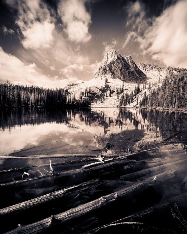 "Sawtooth" | Idaho 2023 | Bichrome FIne Art Photography Print