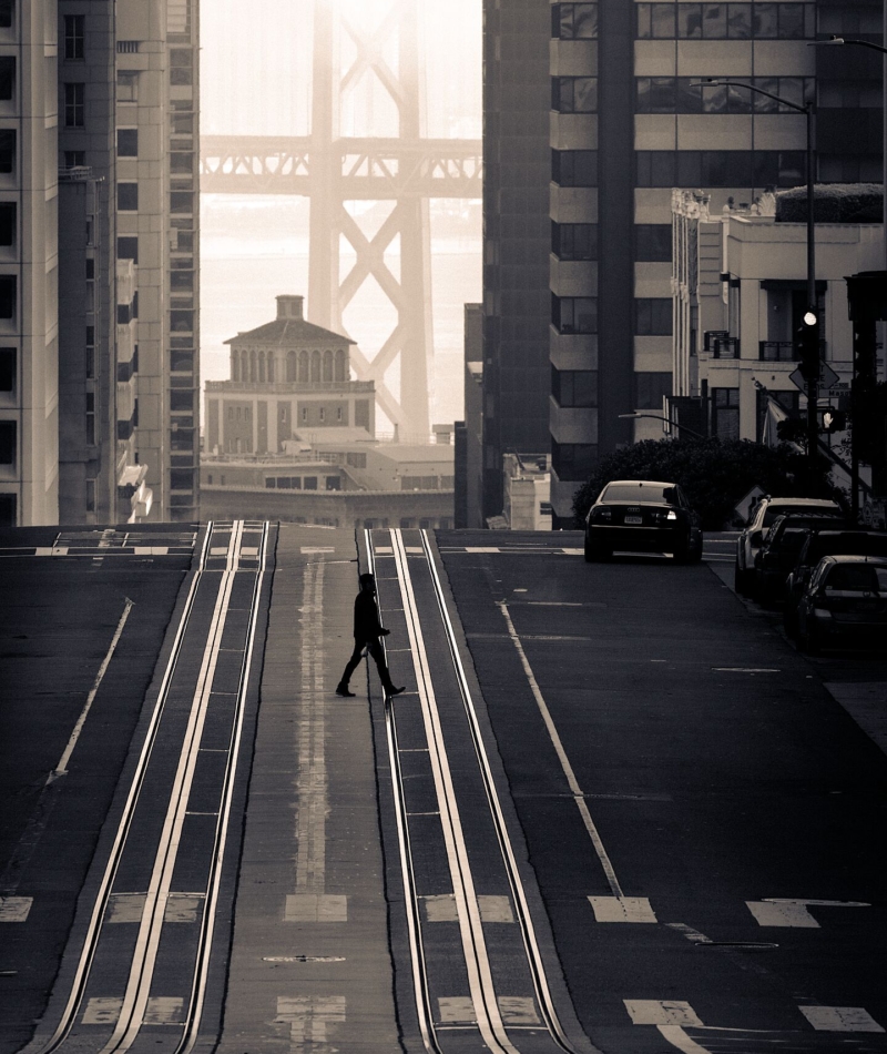 Fine Art Street Photography Print San Francisco City Streets Oakland Bridge Collector