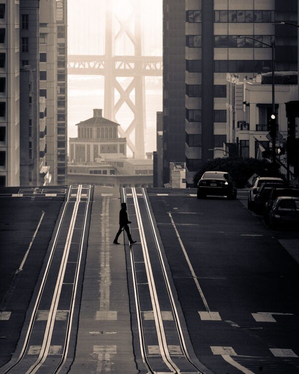 "Golden City: Alone" |  San Francisco 2024 | Bichrome