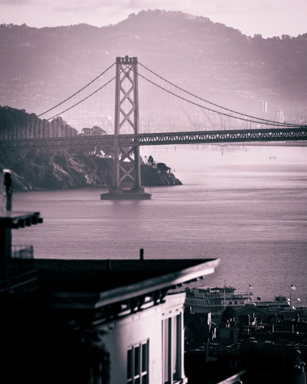 "Oakland Bay Bridge" |  San Francisco 2024 | Bichrome